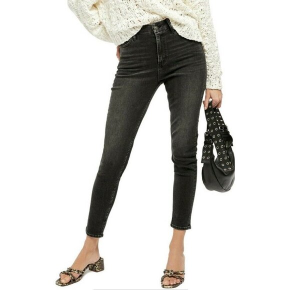 Free People black skinny Jeans women choose size Made in Egypt - Picture 1 of 5